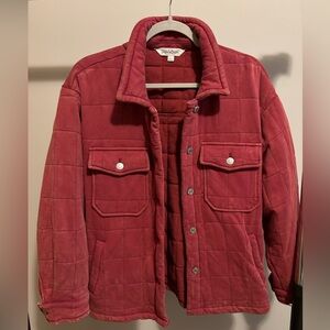 Red Quilted Jacket